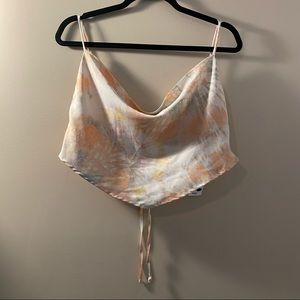 Windsor: Multicolor Tie Dye Cropped Tank Top